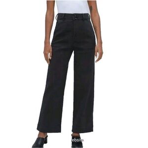 Everlane Black Wide Leg Pants